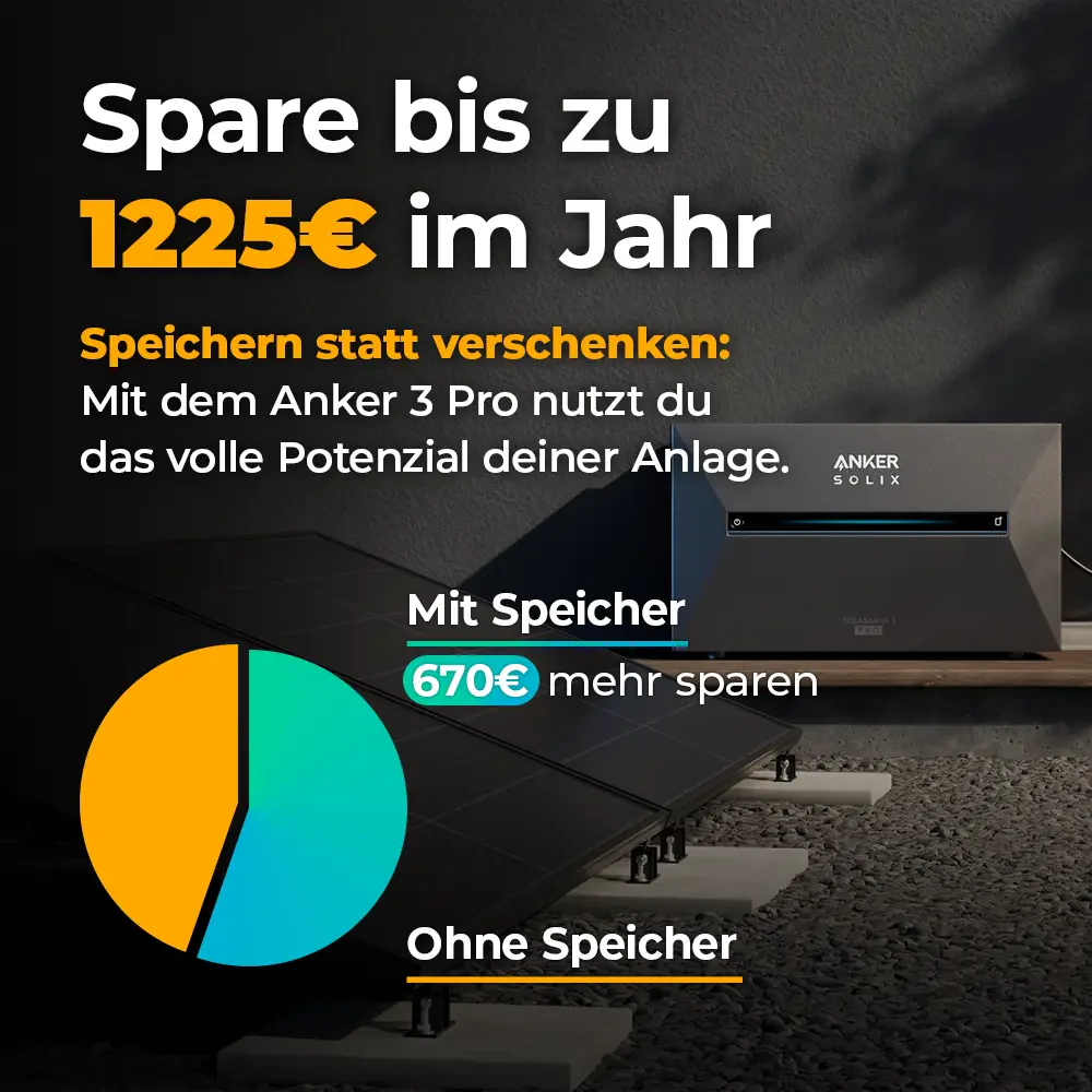 Solarkraftwerk 3500W mit Speicher Anker SOLIX 3 Pro - Komplettset Flachdach/Boden - Image 9