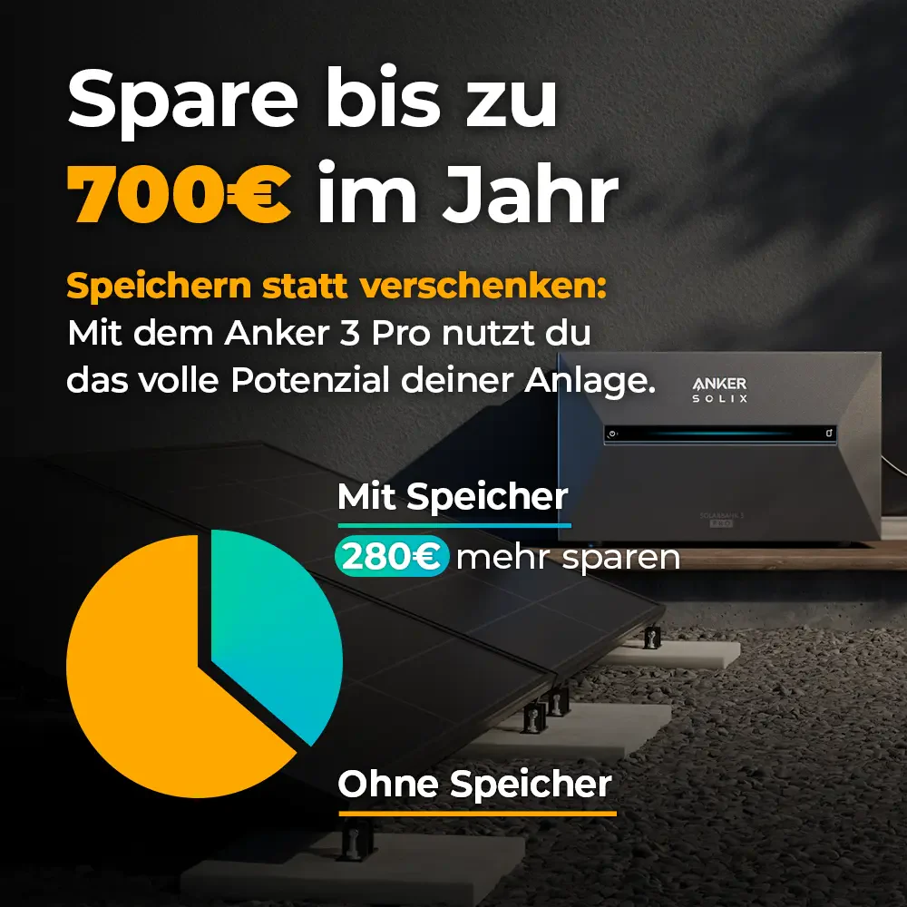 Balkonkraftwerk 2000 Watt mit Speicher Anker SOLIX 3 Pro - Set - Image 5