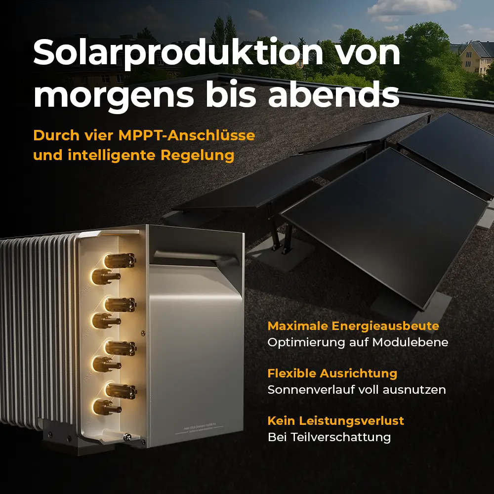 Balkonkraftwerk 1000W/800W mit Speicher Anker SOLIX 3 Pro - Set - Image 6
